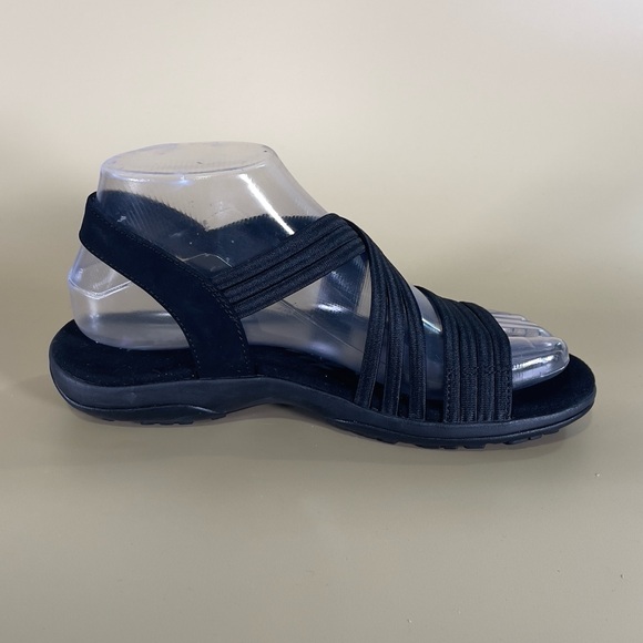 ** NWT Skechers Black Reggae Slim-Sunnyside 2.0 Sandals Sz 6 - Picture 16 of 17